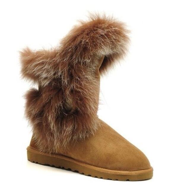 Ugg Shoes - UGG Australia Nordic Angel Boot Fur Chestnut ONE LEFT BOOT APUTEE REPLACEMENT
